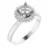 14K White