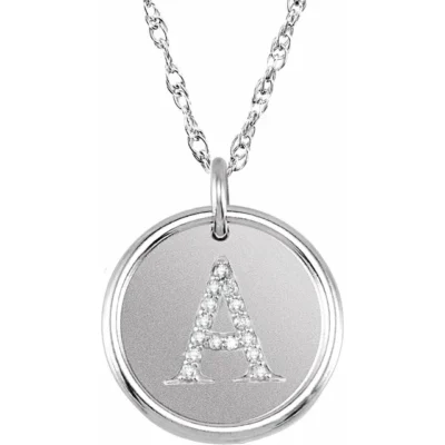 Posh Mommy® Initial Necklace or Pendant