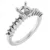 14K White