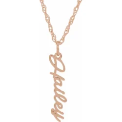 Script Nameplate 16-18" Necklace