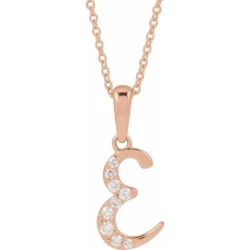 Accented Initial Necklace