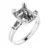 14K White