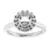 14K White