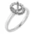 14K White