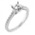 14K White