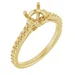CTW Natural Diamond Semi-Set Engagement Ring
