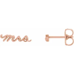 05 CTW Natural Diamond Single Initial A Hoop Earring