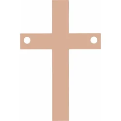 Engravable Cross Necklace Center