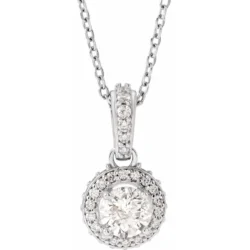 1/2 CTW Natural Diamond 18" Necklace