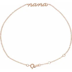 Lowercase Script Nana Bracelet