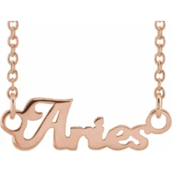 Aries Zodiac 18" Necklace