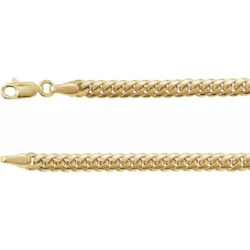 4.35 mm Miami Cuban Curb 18" Chain