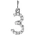 14K White