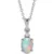 14K White