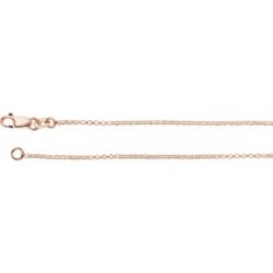 1.3 mm Rolo 18" Chain