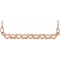 Heart Bar 16-18" Necklace