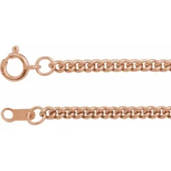 2.25 mm Curb 18" Chain