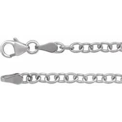 3.25 mm Oval Cable 18" Chain